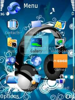 Скриншот темы для Nokia