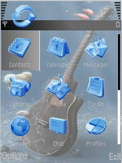 Скриншот темы для Nokia