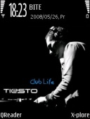 Скриншот темы Dj Tiesto для телефона Nokia