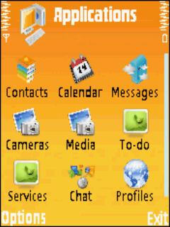 Скриншот темы для Nokia