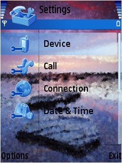 Скриншот темы для Nokia