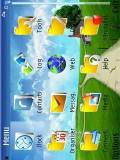 Скриншот темы для Nokia