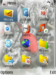 Скриншот темы для Nokia