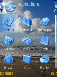 Скриншот темы для Nokia