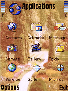 Скриншот темы для Nokia