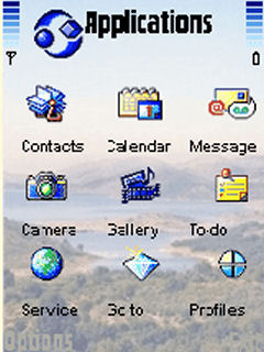 Скриншот темы для Nokia