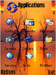Скриншот темы для Nokia