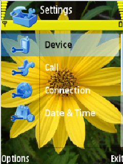 Скриншот темы для Nokia