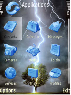 Скриншот темы для Nokia