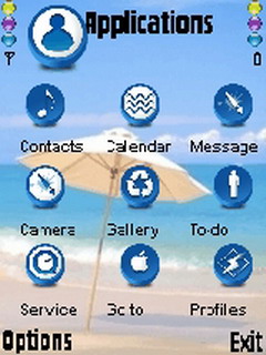 Скриншот темы для Nokia
