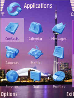 Скриншот темы для Nokia