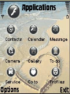 Скриншот темы для Nokia