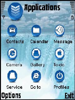 Скриншот темы для Nokia