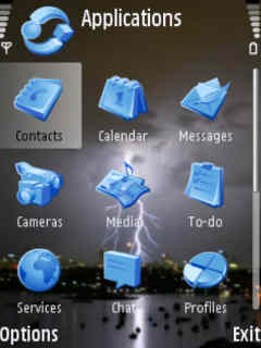 Скриншот темы для Nokia
