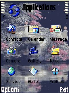 Скриншот темы для Nokia
