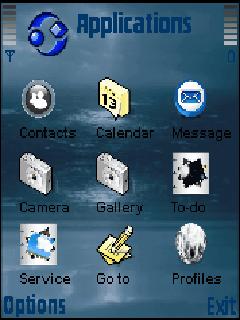Скриншот темы для Nokia