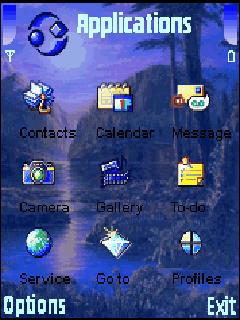 Скриншот темы для Nokia