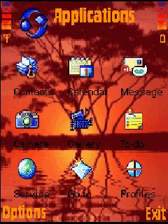 Скриншот темы для Nokia