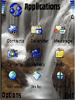 Скриншот темы для Nokia