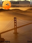 Скриншот темы Golden Gate для телефона Nokia