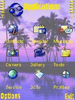 Скриншот темы для Nokia