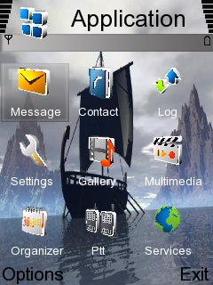 Скриншот темы для Nokia