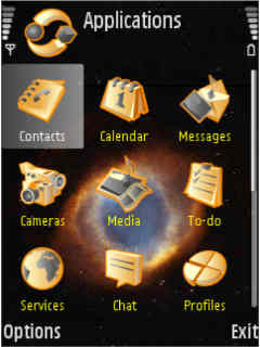Скриншот темы для Nokia