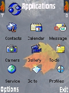 Скриншот темы для Nokia
