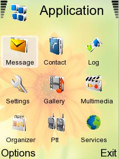 Скриншот темы для Nokia