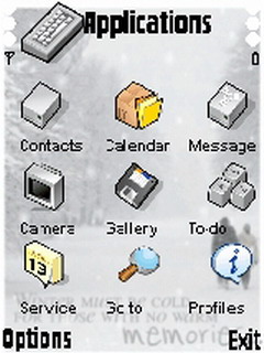 Скриншот темы для Nokia