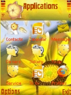 Скриншот темы для Nokia
