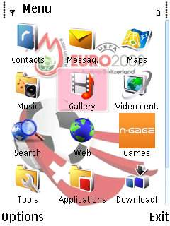 Скриншот темы для Nokia