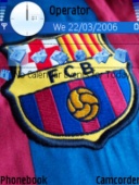 Скриншот темы Fc Barcelona 2 для телефона Nokia