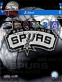 Скриншот темы Nba Spurs для телефона Nokia