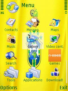 Скриншот темы для Nokia