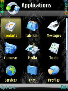 Скриншот темы для Nokia