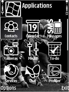Скриншот темы для Nokia
