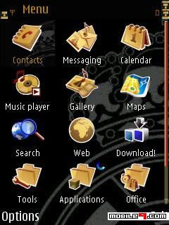 Скриншот темы для Nokia