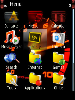Скриншот темы для Nokia