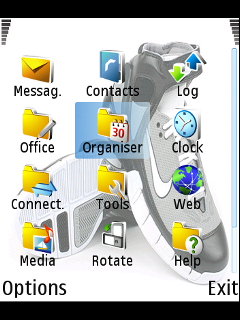 Скриншот темы для Nokia