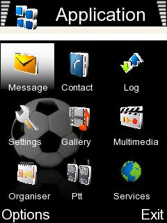 Скриншот темы для Nokia