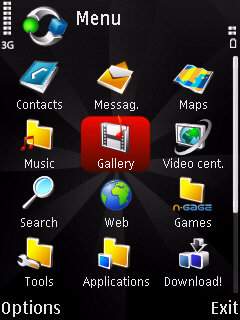 Скриншот темы для Nokia