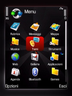 Скриншот темы для Nokia