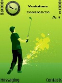 Скриншот темы Golf для телефона Nokia