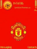 Скриншот темы Manchester United для телефона Nokia