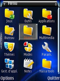 Скриншот темы для Nokia