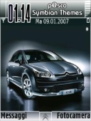 Скриншот темы Citroen C4 для телефона Nokia