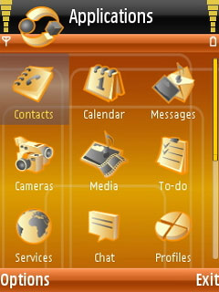 Скриншот темы для Nokia
