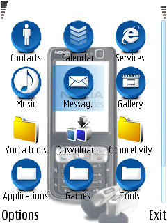 Скриншот темы для Nokia