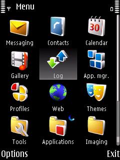 Скриншот темы для Nokia